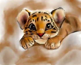 Ryomen の チーター の絵