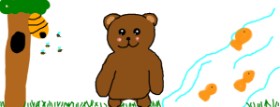 Gel の クマ の絵