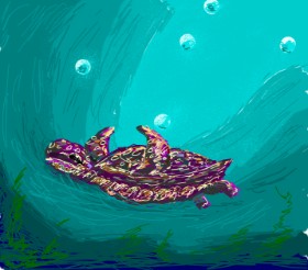 shinkinoko の ウミガメ の絵