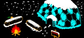 pieces of cake の イグルー の絵