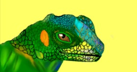Andy の トカゲ の絵