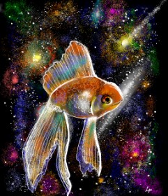 Leah の 金魚 の絵