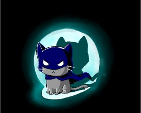 Drawing of Batman by Sofie