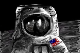 Astronaut - autor: Mia