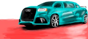 Effulgent Emerald の 車 の絵