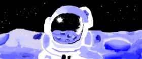 Рисунок на тему «Космонавт» — автор: jegaevi