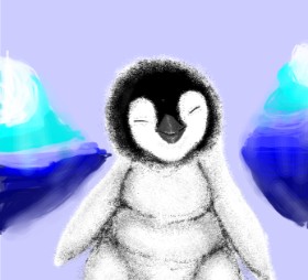 La_MiLoV の ペンギン の絵