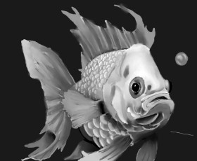 ImagineBastille の 金魚 の絵