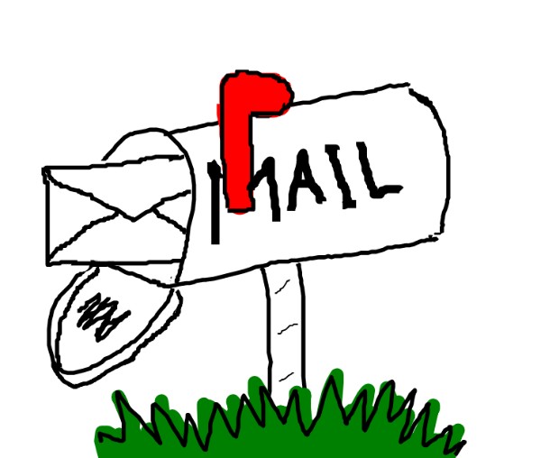 Briefkasten-Zeichnung von Kaila