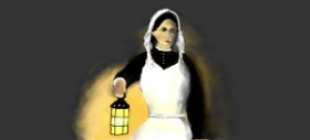 Drawing of Nurse by Pinky