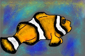 Рисунок на тему «Clownfish» — автор: The person in your attic