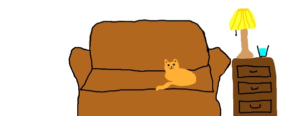 Gel の ソファ の絵