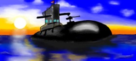justme❤️ の 潜水艦 の絵