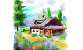 Рисунок на тему «Дом» — автор: Herbert