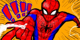 Ishy の スパイダーマン の絵