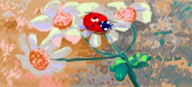 Женя の てんとう虫 の絵
