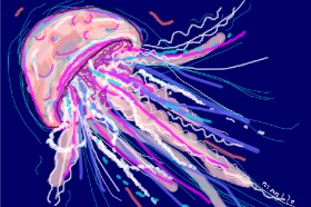 Рисунок на тему «Медуза» — автор: ❀𝓜𝓪𝓻𝓲❀