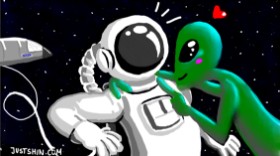 Рисунок на тему «Космонавт» — автор: JustShin