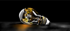 Drawing of Light bulb by Çhåching