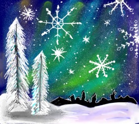 Dream の 雪の結晶 の絵