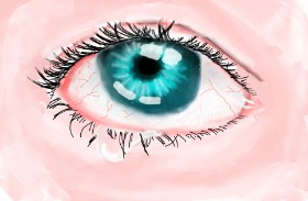 Drawing of Eyes by Unknown