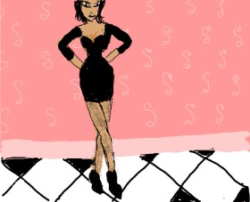 Cherri の ドレス の絵