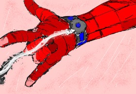 ZULUL の スパイダーマン の絵