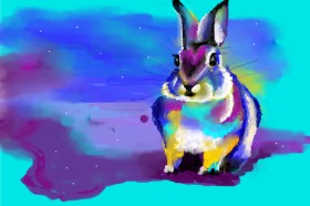 🌏rhythm💐 の ウサギ の絵