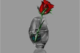 Рисунок на тему «Роза» — автор: Jan