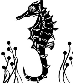 §TMJ の タツノオトシゴ の絵