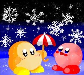 Holy Kirbo の 雪の結晶 の絵