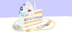 Kim の ケーキ の絵