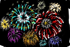 Lsk の 花火 の絵