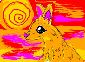 Mrs.k unicorn≤3 の カンガルー の絵