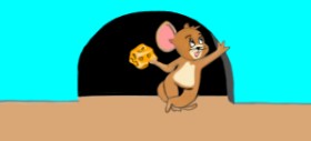 Drawing of Jerry (Tom & Jerry) by Çhåching