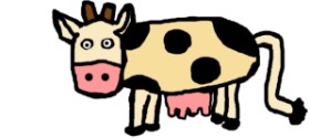 Drawing of Cow by paankhi shah