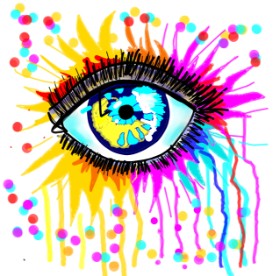 Drawing of Eyes by Dreamer