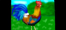 Debidolittle の 雄鶏 の絵