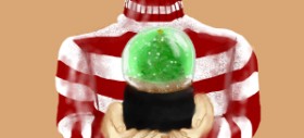 Drawing of Snow globe by Bells