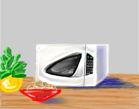 Рисунок на тему «Микроволновая печь» — автор: Andrea