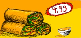 Keine Ahnung の ブリトー の絵