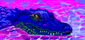 Ghost の アリゲーター の絵