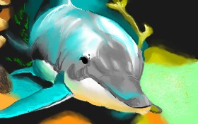Edgar の イルカ の絵