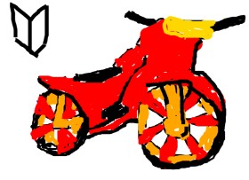 alexis の バイク の絵
