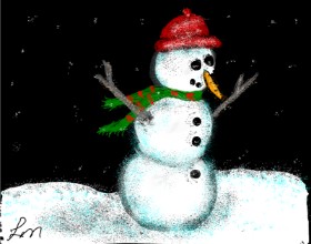 Nonuvyrbiznis  の 雪だるま の絵