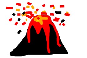 Marina🥃 の 火山 の絵