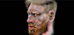 Temüjin の Lionel Messi の絵
