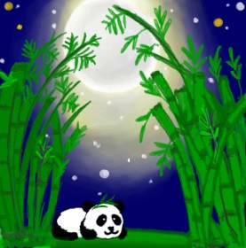 Drawing of Bamboo by DivyaJose