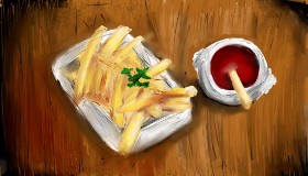 Pomfrit - autor: Mia