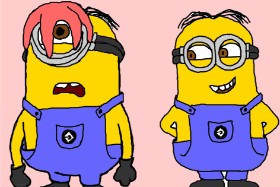 Drawing of Minion by InessA